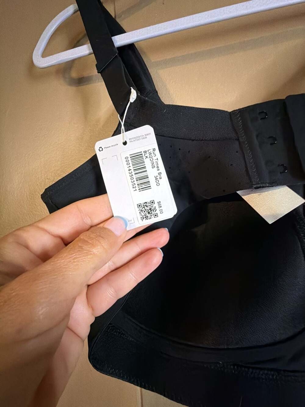 Lululemon Run Times Bra Black Size 34DD - Picture 3 of 3